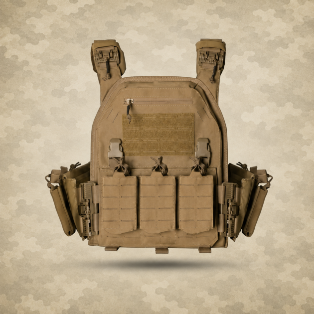Military Tactical Vest for Protection & Load Management