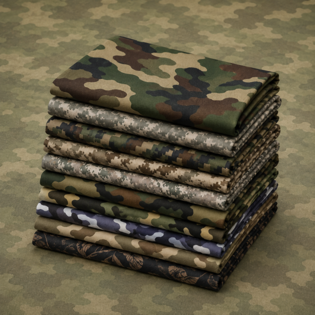 Military Camouflage Fabric for Tactical & Uniform Applications